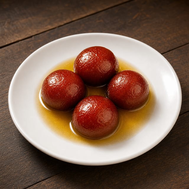 Gulab Jamun.