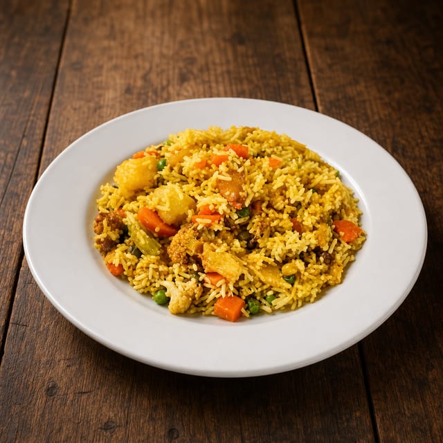 Vegetable Biryani.
