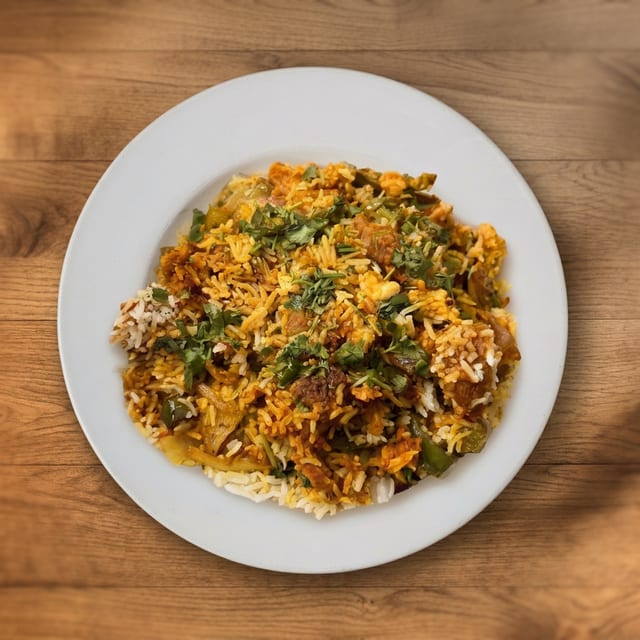Goat Biryani.